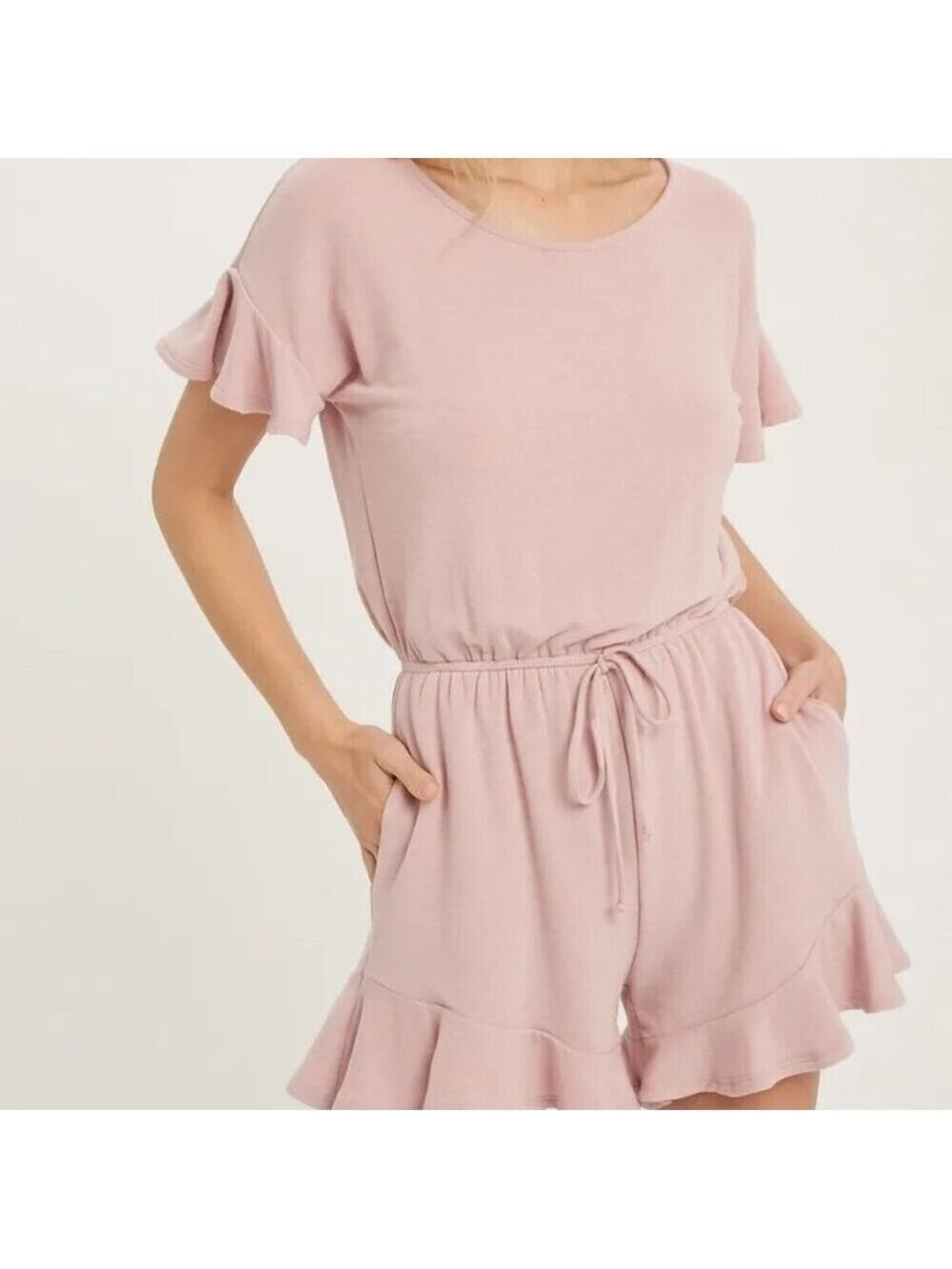 CLEAR OUT!!!! Ruffle Hem Romper - Picture 8 of 8